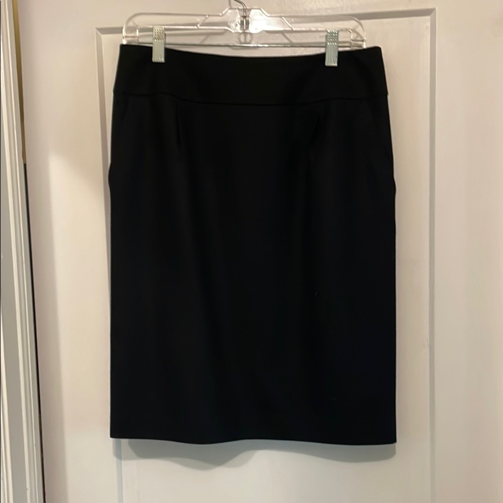 Talbots Classic Black Pencil Skirt